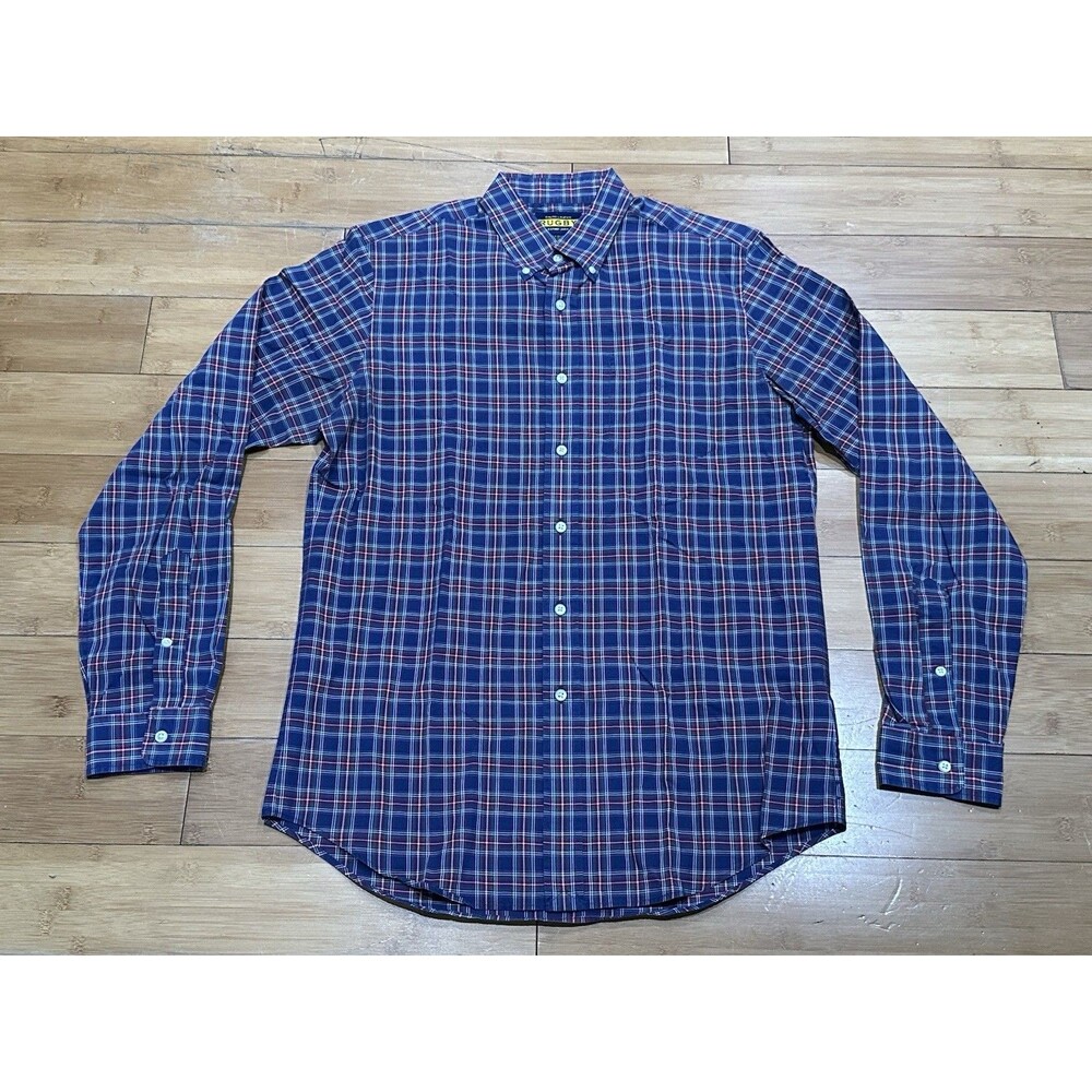 Rugby Ralph Lauren Button Down Long Sleeve Shirt Men’s Size M Multi Color Check